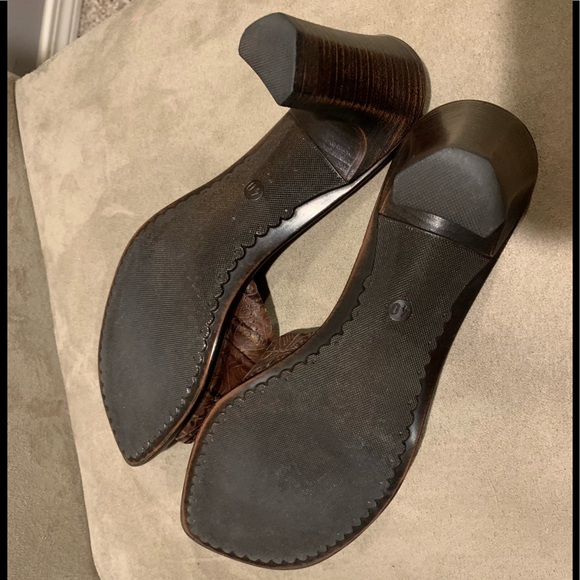 Bronze open toed mules 💥 - Picture 4 of 7